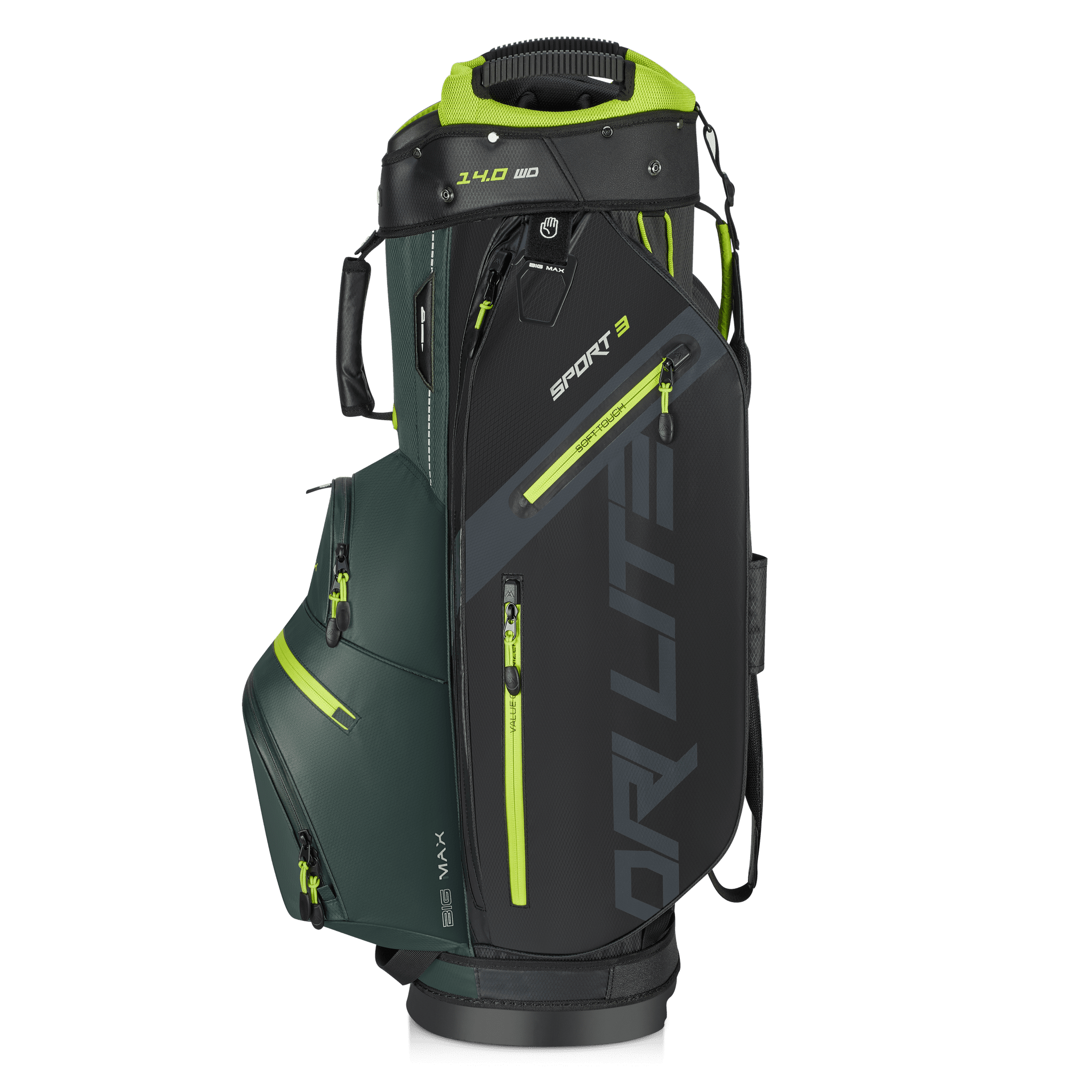 Big Max Big Max Dri Lite Sport 3 cartbag forrestgreen/Black