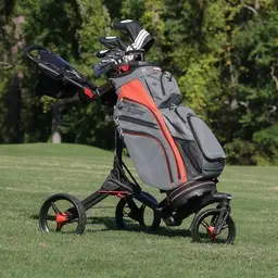 BagBoy BagBoy TriSwivel II golftrolley black/red