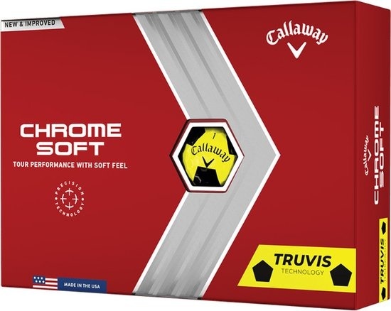 Callaway Callaway Chrome Soft Truvis geel