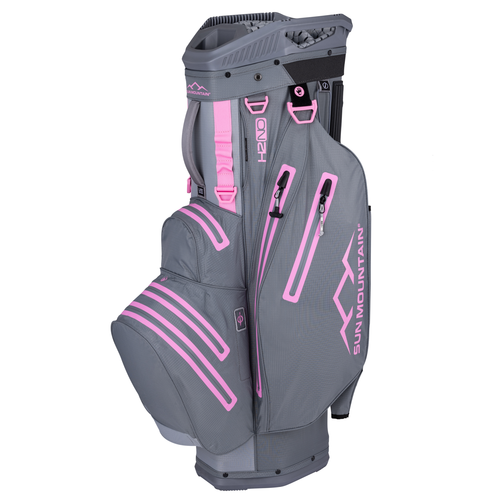 Sun Mountain Sun Mountain H2NO Lite cartbag nickel/pink
