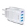 USLION 4-Port 48W Quick Charger 3.0 USB Charger