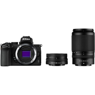 2 jaar Garantie- Nikon Z50 body + 16-50mm + 50-250mm  - NIEUW - (0 Clicks)