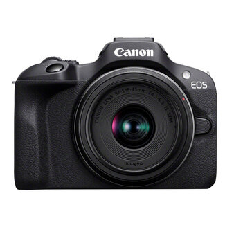 2 jaar Garantie- Canon R100 + RF-S 18-45mm  4.5-6.3 IS STM (NIEUW -  Open Box)