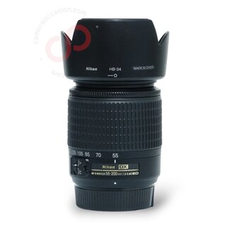Nikon 55-200mm 4.0-5.6 G ED AF-S DX nr. 0258