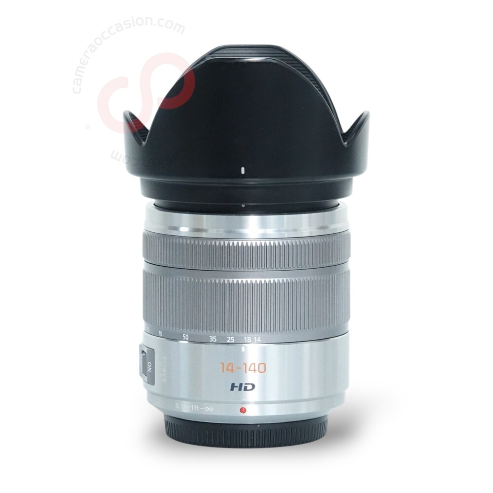 Panasonic 14-140mm 3.5-5.6 Lumix G Vario zilver nr. 2027