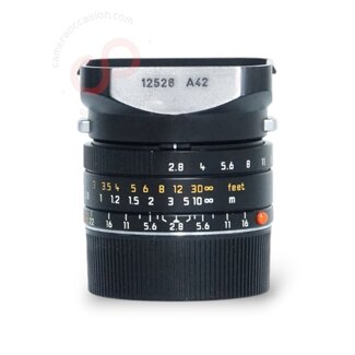 1 jaar Garantie- Leica ELMARIT-M 28mm 2.8 ASPH black 11606 nr. 2554