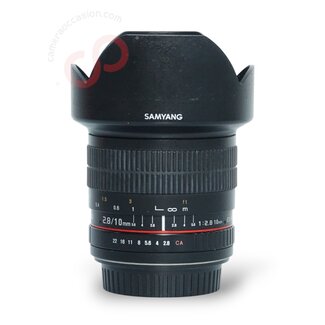 1 jaar Garantie- Samyang Optics 10mm 2.8 ED AS NCS CS (Canon) nr. 3000