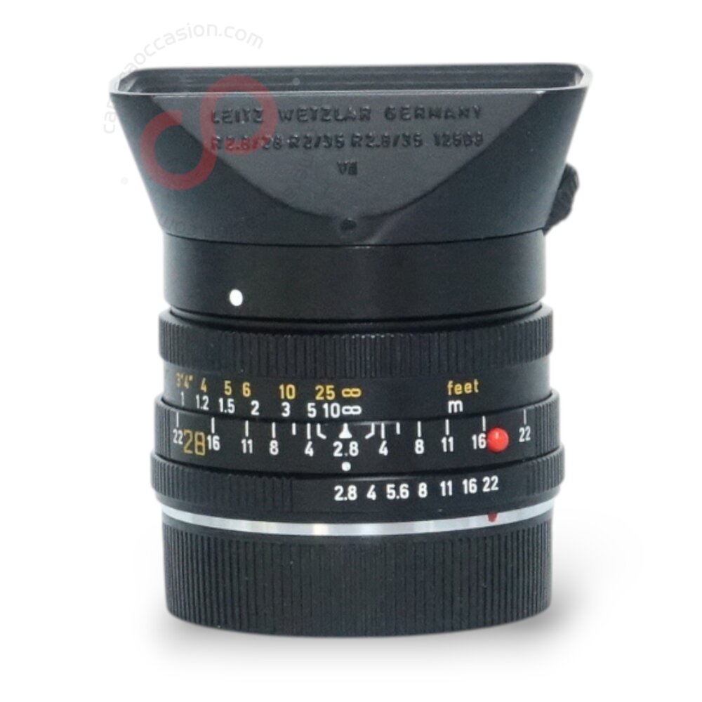 Leica Elmarit - R 28mm 2.8 11 204 - 3 cam nr. 3383