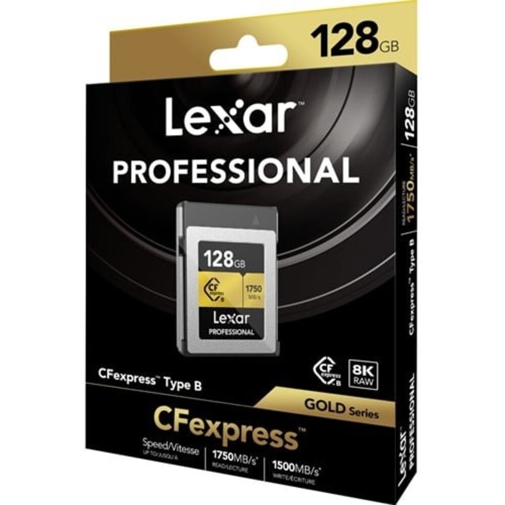 Lexar CFexpress PRO Type B Gold series 128GB - R1750/W1500MB/s *NIEUW*