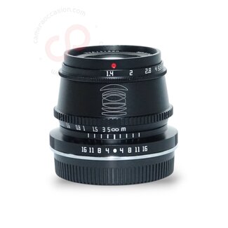 1 jaar Garantie- TTArtisan APS-C 35mm f1.4 MFT Black (Panasonic) nr. 3390