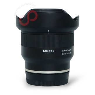 1 jaar Garantie- Tamron 20mm 2.8 Di III ORD (Sony) nr. 3593