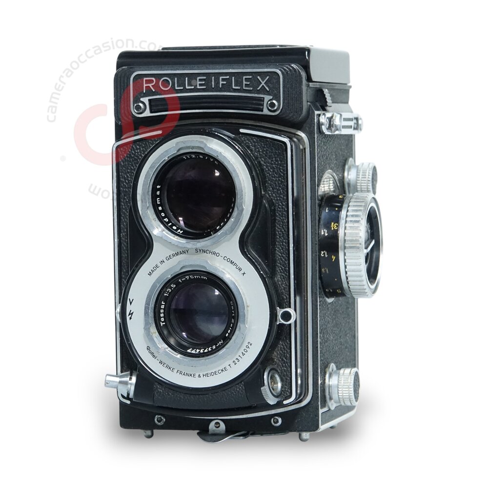Rolleiflex T model 3 TLR Zeiss Tessar 75mm 3.5 nr. 0367