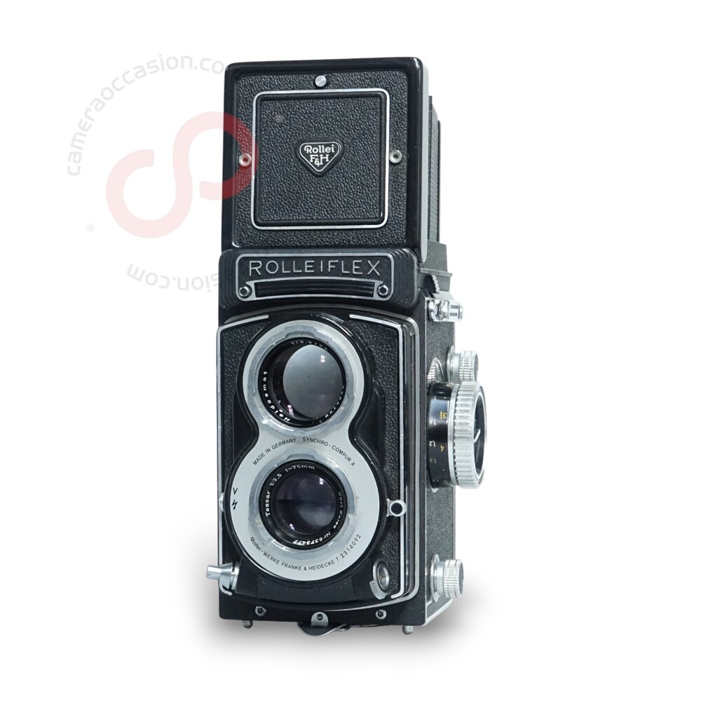 Rolleiflex T model 3 TLR Zeiss Tessar 75mm 3.5 nr. 0367