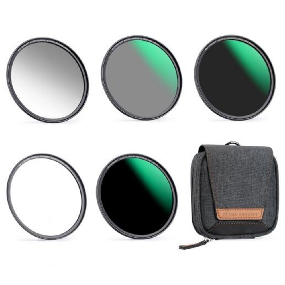 K&F Concept 77mm Nano-X Filter Kit GND8 + ND8 + ND64 + ND1000 **NIEUW** nr. 0592