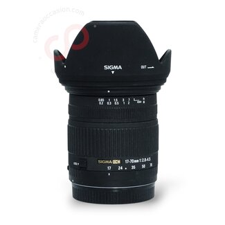 1 jaar Garantie- Sigma 17-70mm 2.8-4.5 DC  Macro (Canon EF) nr. 1014