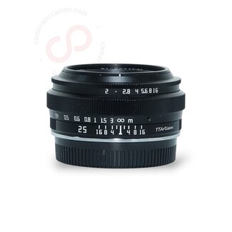 1 jaar Garantie- TTartisan APS-C 25mm 2.0 (MFT) nr. 1040 1 jaar Garantie- TTartisan APS-C 25mm 2.0 (MFT) nr. 1040