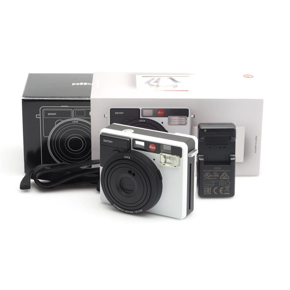 Leica Sofort Instant camera 19100 wit + extra film **OUTLET** nr. 1046