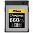 Nikon 660GB CFexpress type B 1700 MBs kaart nr. 1153