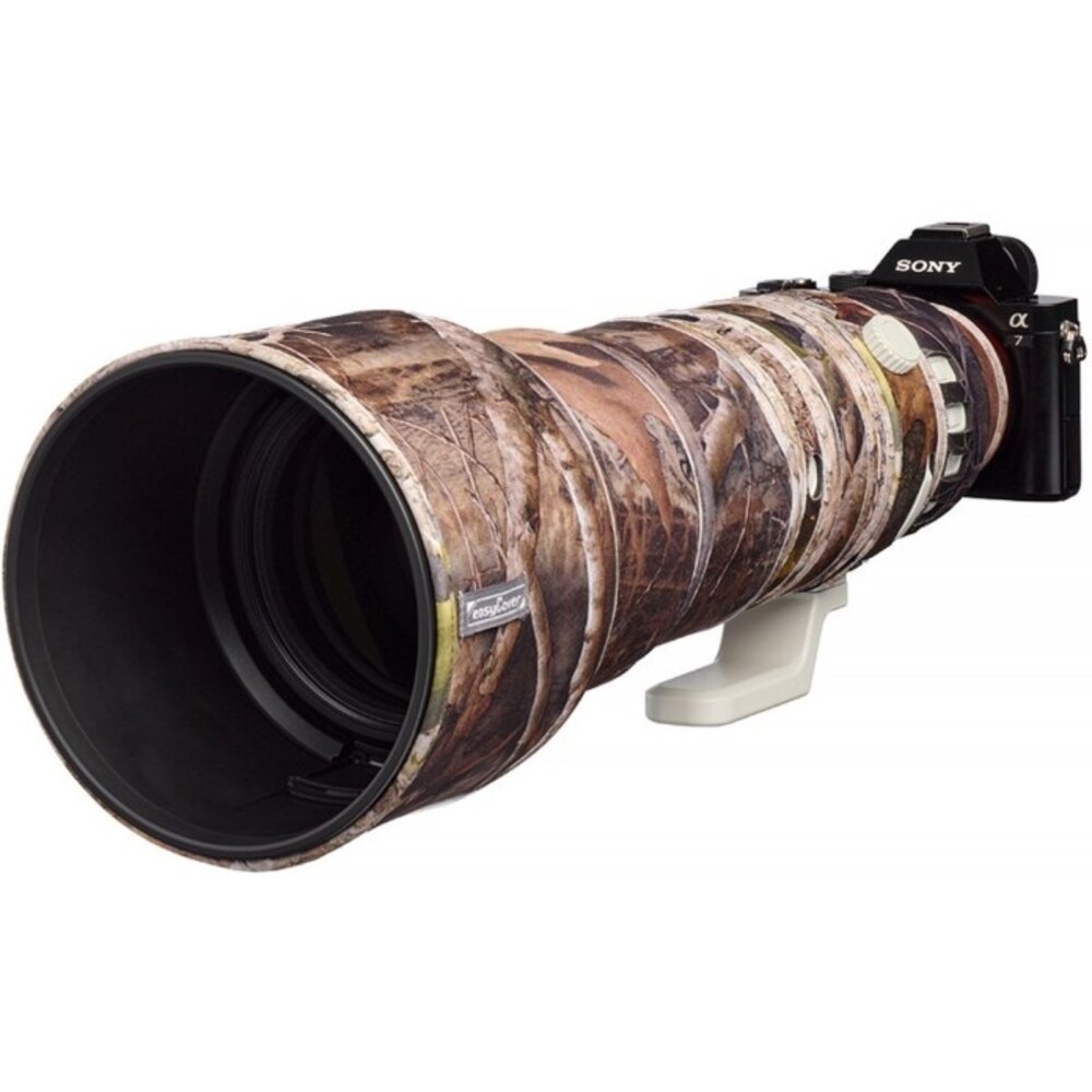 easyCover Lens Oak voor For Sony FE 400-800 F6.3-8 G OSS True Timber Kanati camouflage