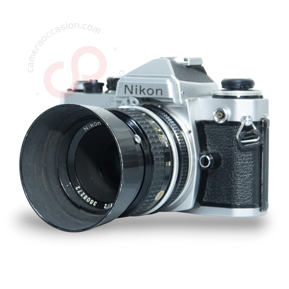 Nikon FE Body Grijs + Nikkor 50mm 2.0 nr. 1174