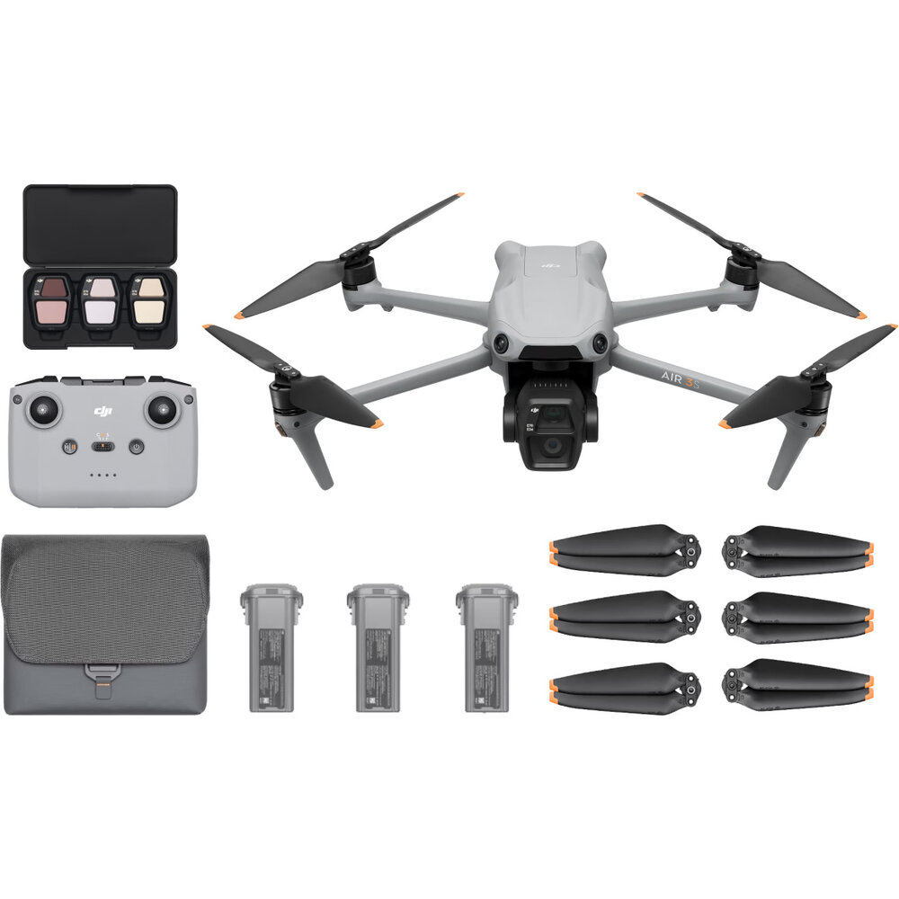Drone DJI AIR 3S Fly more combo + remote controller **OUTLET** nr. 1190
