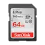 SanDisk Ultra® SDHC™ UHS-I-kaart en SDXC™ UHS-I-kaart - 64GB