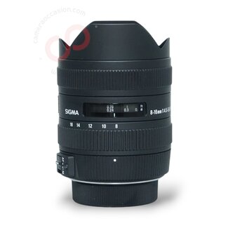 1 jaar Garantie- Sigma 8-16mm 4.5-5.6 DC HSM (Canon EF) nr. 1690