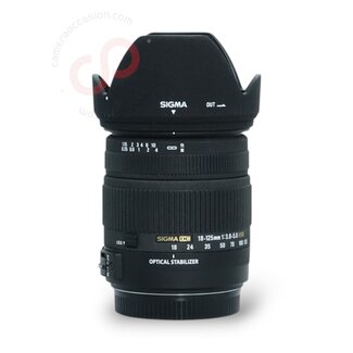 1 jaar Garantie- Sigma 18-125mm 3.8-5.6 DC OS HSM nr. 1691