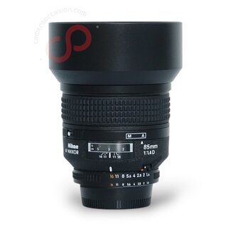 1 jaar Garantie- Nikon 85mm 1.4 D IF AF nr. 1887