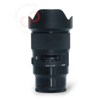 1 jaar Garantie- Sigma 20mm 1.4 DG HSM Art (Sony-E) nr. 1933