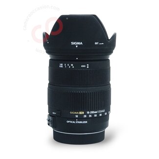 1 jaar Garantie- Sigma 18-200mm 3.5-6.3 DC OS - Canon nr. 1952