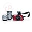 Olympus PEN E-PL3 rood + lenzen + flitser nr. 2192