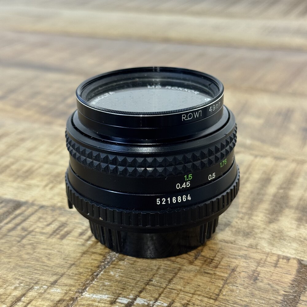 Minolta 50mm 1.7 MD ROKKOR nr. 2384