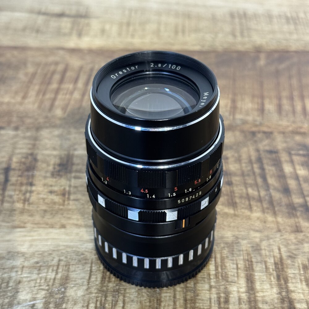 Meyer-Optik 100mm 2.8 Gorlitz + Nex adapter nr. 2422