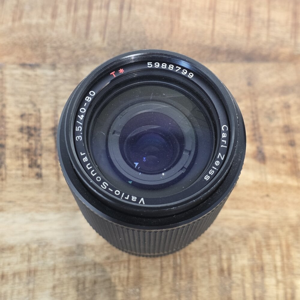 Zeiss vario sonnar T 40-80mm voor Contax nr.  2435