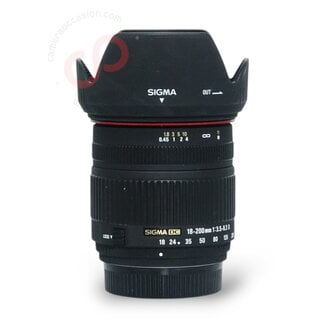 1 jaar Garantie- Sigma 18-200mm 3.5-6.3 DC Nikon nr. 2524 1 jaar Garantie- Sigma 18-200mm 3.5-6.3 DC Nikon nr. 2524