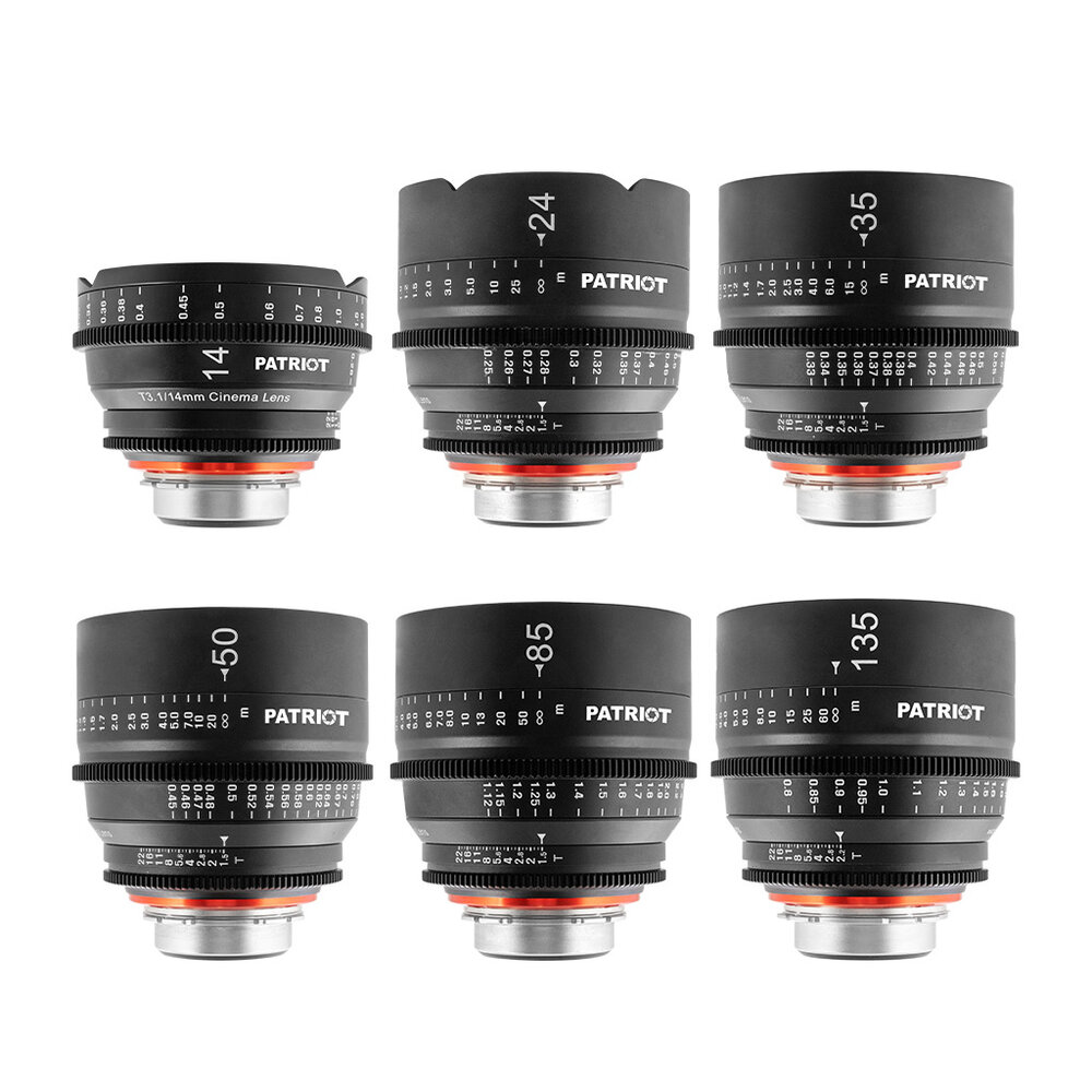 XEEN Cinema 6 Lenzen Set Bundel (Canon EF/Sony E) nr. 3484