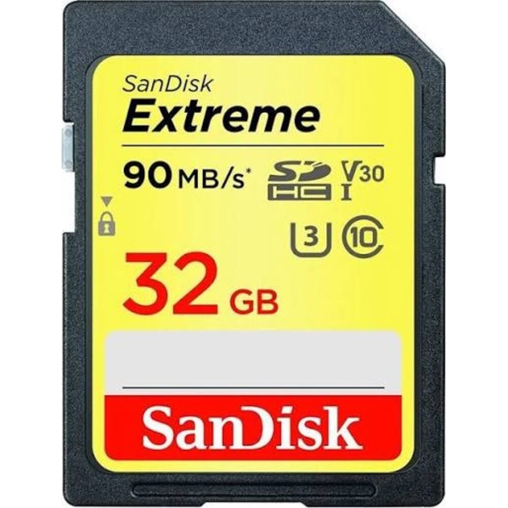 SanDisk Extreme 32GB SD kaart