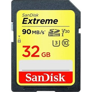 SanDisk Extreme 32GB SD kaart