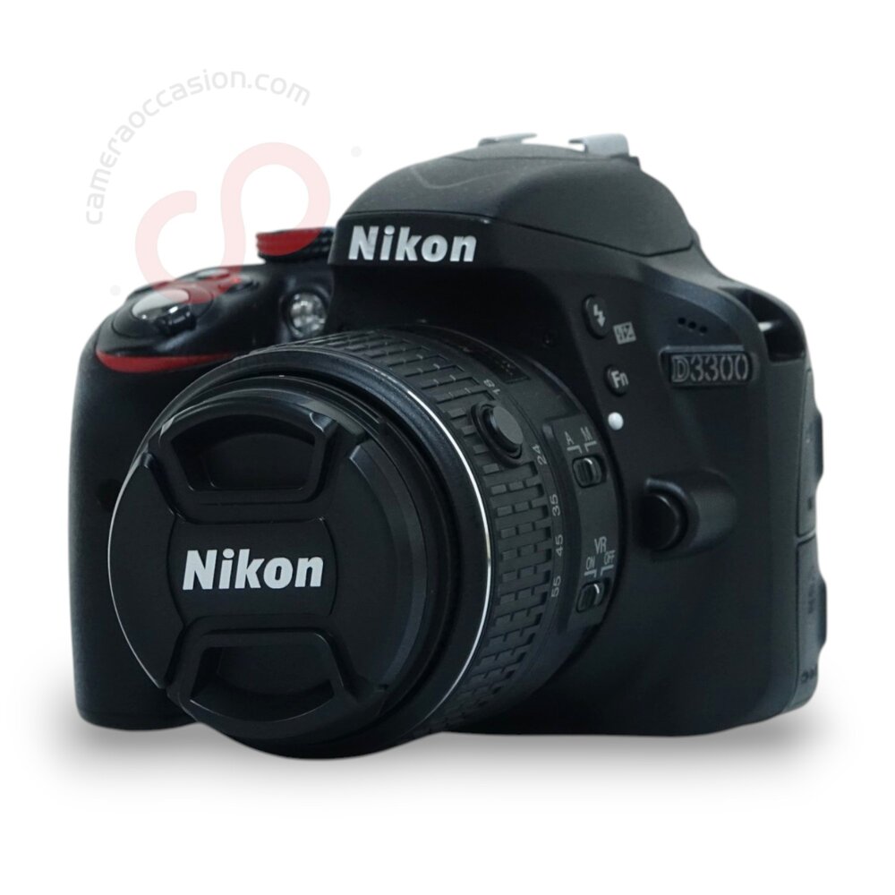 Nikon D3300 zwart + Nikon 18-55mm 3.5-5.6 G DX VR II AF-S nr. 3698