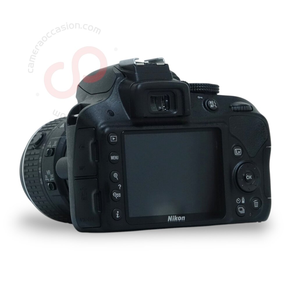 Nikon D3300 zwart + Nikon 18-55mm 3.5-5.6 G DX VR II AF-S nr. 3698