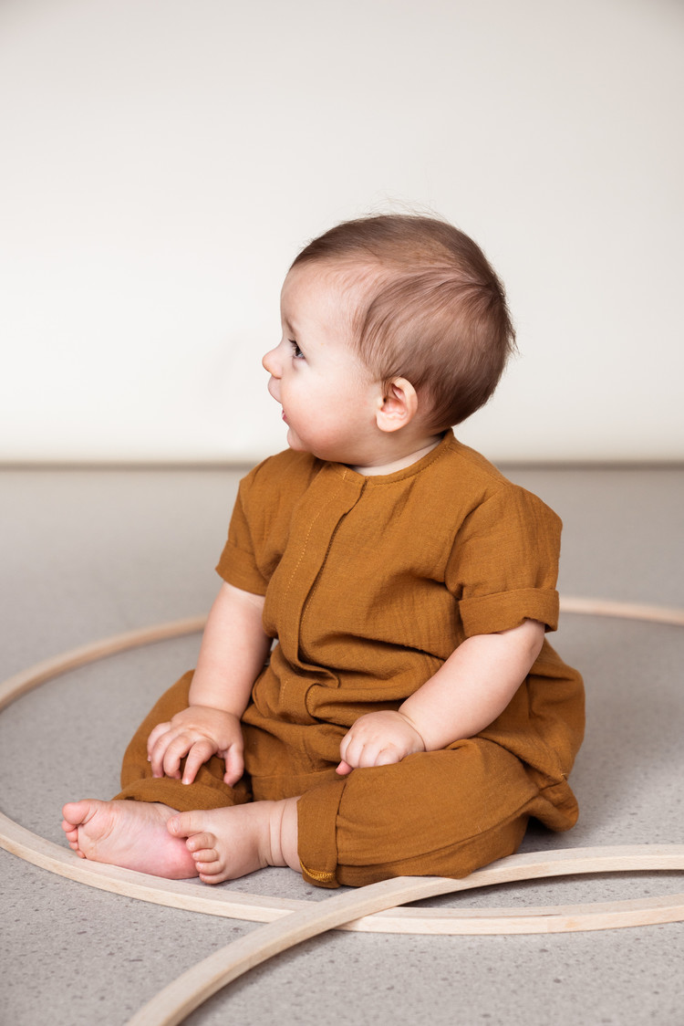 Bonnie & The Gang  Frankie Jumspuit organic cotton - Harvest