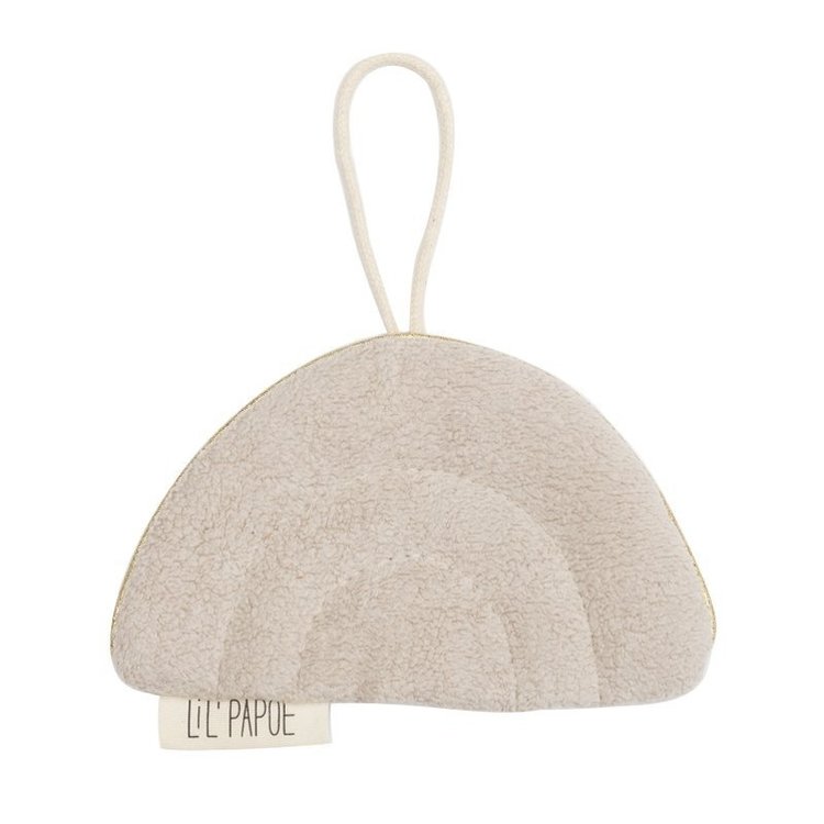 Lil' Papoe Knisperregenboog Teddy - Creme