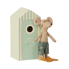Maileg  Beach Mice - Big brother in Cabin de Plage