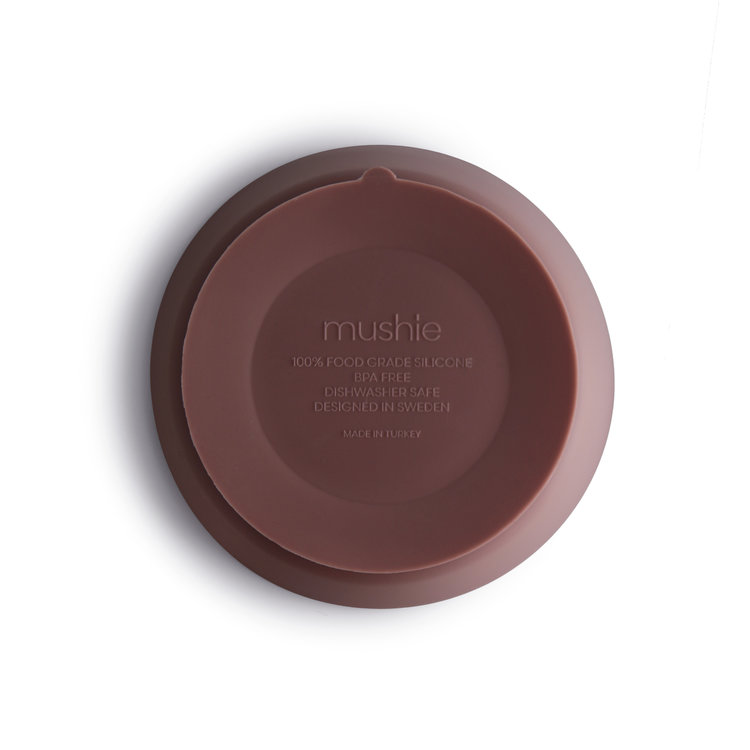 Mushie Silicone Suction Bowl - Cloudy Mauve