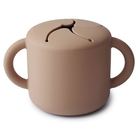 Mushie Snack cup silicone - natural