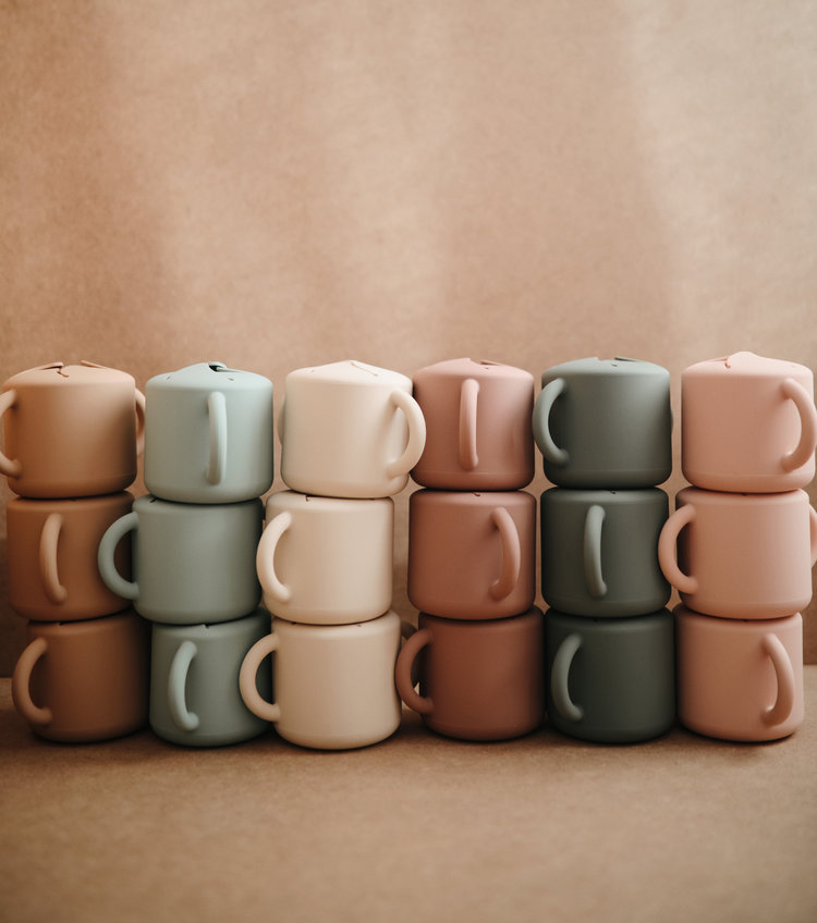 Mushie Snack cup silicone - Natural