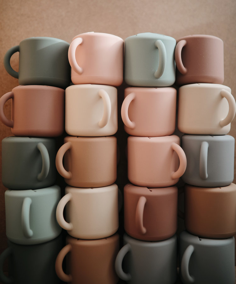 Mushie Snack cup silicone - Cloudy Mauve