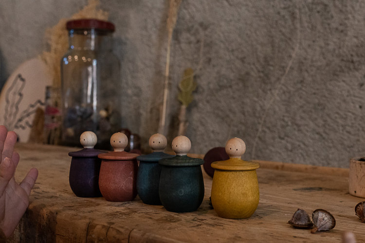 Grapat  Grapat houten Little Thins - Groen