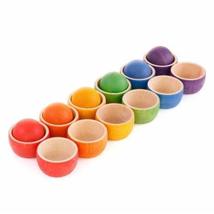 Grapat  Grapat houten kommetjes en ballen